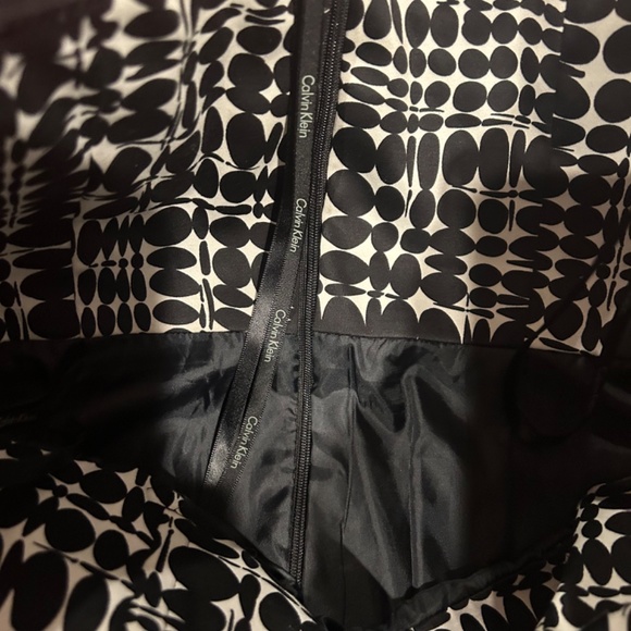 Calvin Klein strapless dress, 1950s /Jetsons style print - Picture 3 of 3